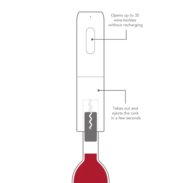 Electric Wine Opener, Black <small>13-752</small> - Image 4