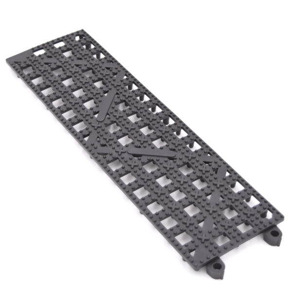 Interlocking Bar Mat Strip, Black, 3-1/2" x 12" <small>159-02</small>
