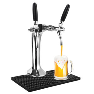 Draft Beer Drip Tray Mat, Black <small>165-02</small>