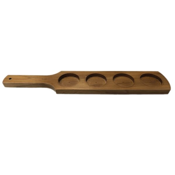 Flight Paddle, Wood, Four Glass, 18" <small>600-00</small>